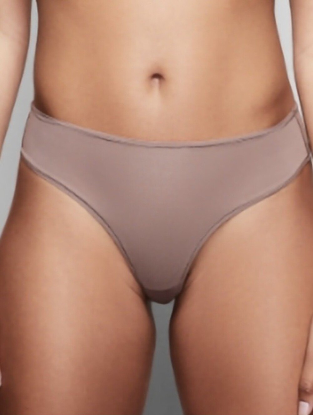 SKIMS Fits Everybody Thong Limited Edition Color Umber Brown Size Large